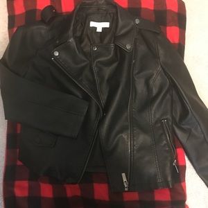 Brand new faux leather jacket